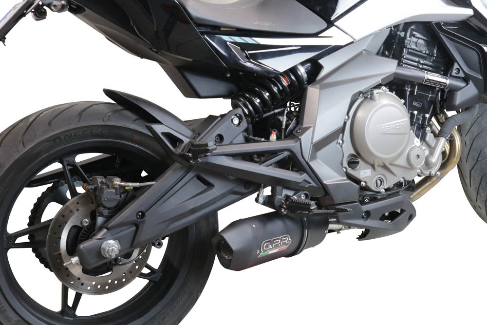 CF Moto 400 NK 2021-2023 Exhaust GPR Slip-on Furore Nero Race