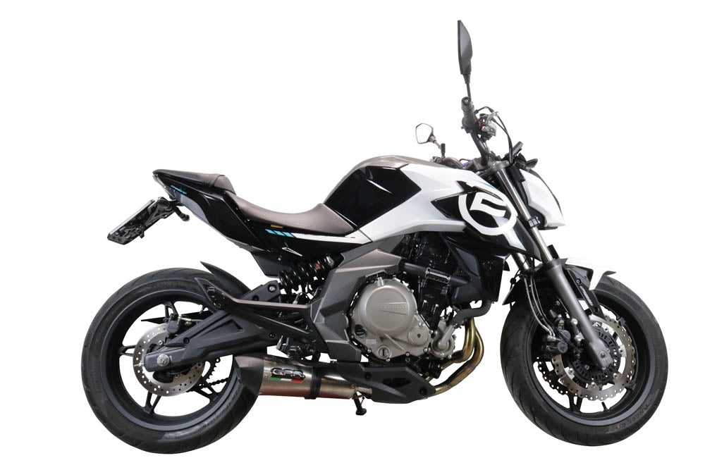 CF Moto 650 Mt 2019-2020 Exhaust GPR Slip-on Grand Prix Evo Titanium