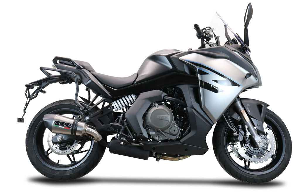 CF Moto 650 Gt 2022-2024 Exhaust GPR Slip-on Grand Prix Evo Titanium