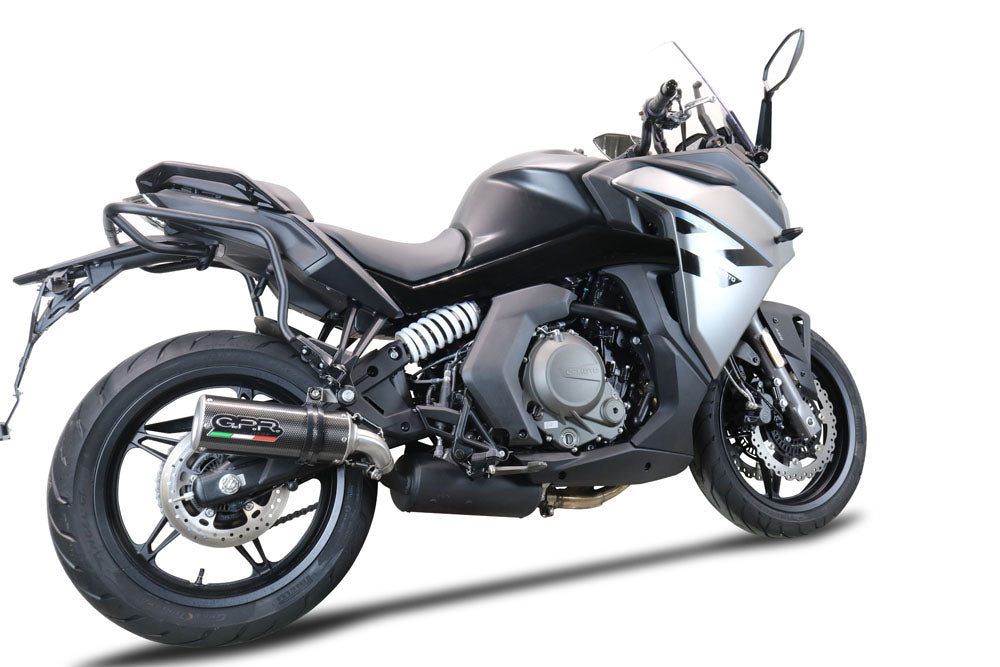 CF Moto 650 Gt 2025-2026 Exhaust GPR Slip-on M3 Poppy