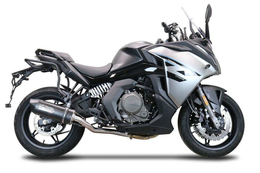 Cf Moto 650 Gt 2022-2024 Exhaust GPR Mid-Line Furore Nero