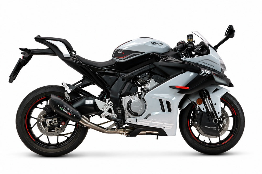 CF Moto 675SS 2024-2027 Exhaust GPR Full System GP-Revo Black Titanium