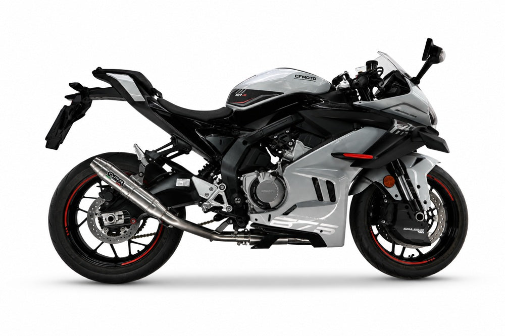 CF Moto 675SS 2024-2027 Exhaust GPR Full System Deeptone Inox