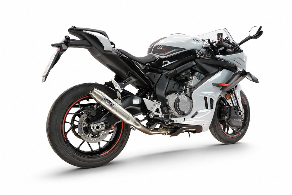 CF Moto 675SS 2024-2027 Exhaust GPR Full System Deeptone Inox