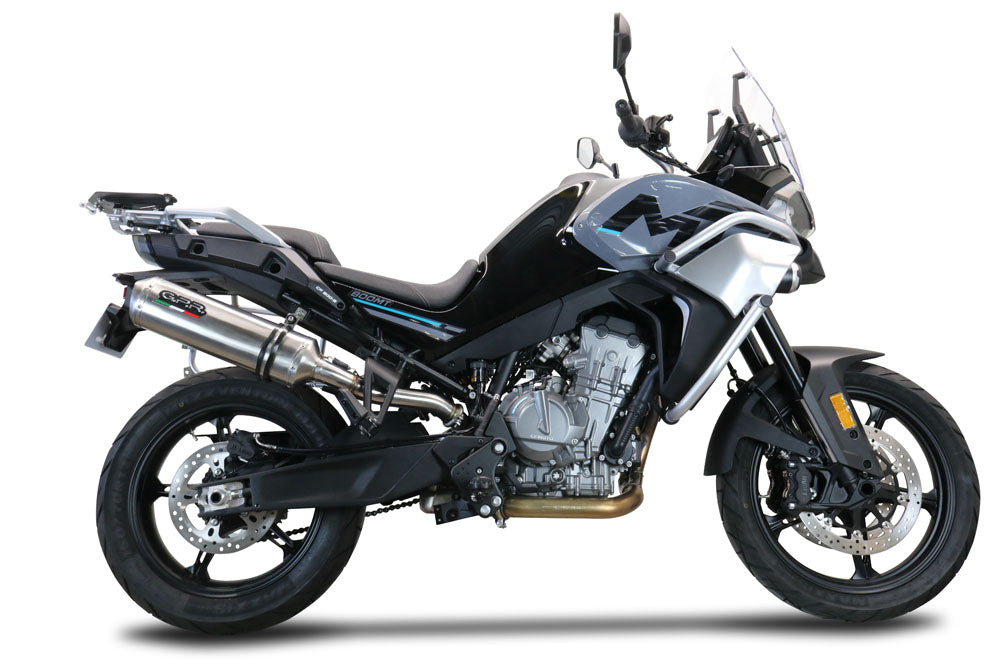 CF Moto 800 Mt Sport 2025-2026 Exhaust GPR Slip-on Satinox