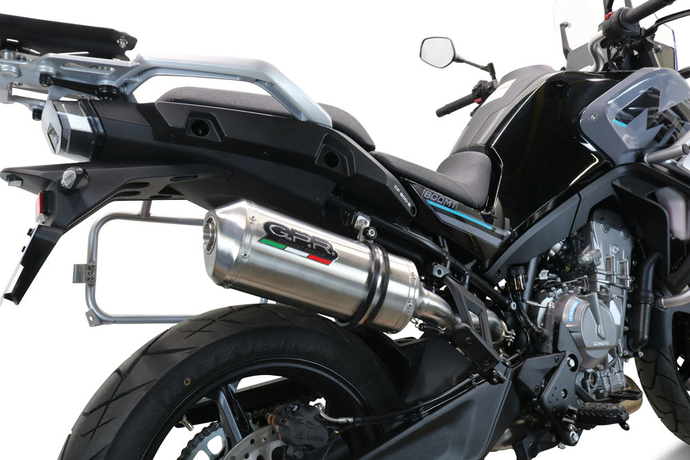 CF Moto 800 Mt Sport 2025-2026 Exhaust GPR Slip-on Satinox