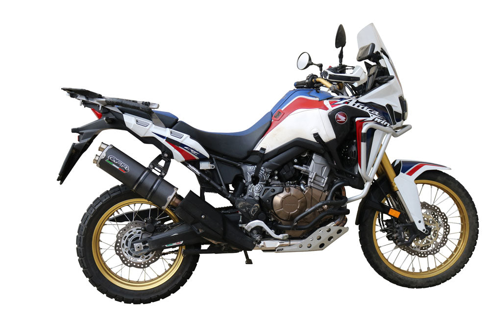 Honda CRF1000L Africa Twin 2015-2017 Exhaust GPR Slip-on Dual Poppy