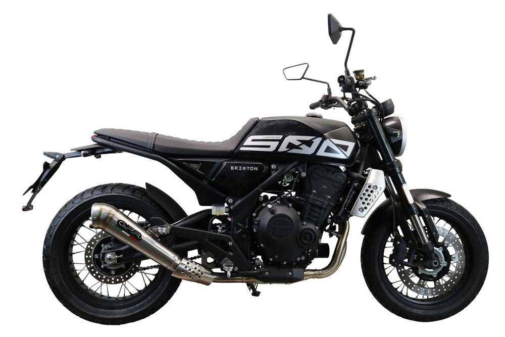 Brixton Crossfire 500X 2020-2021 Exhaust GPR Slip-on Powercone Evo
