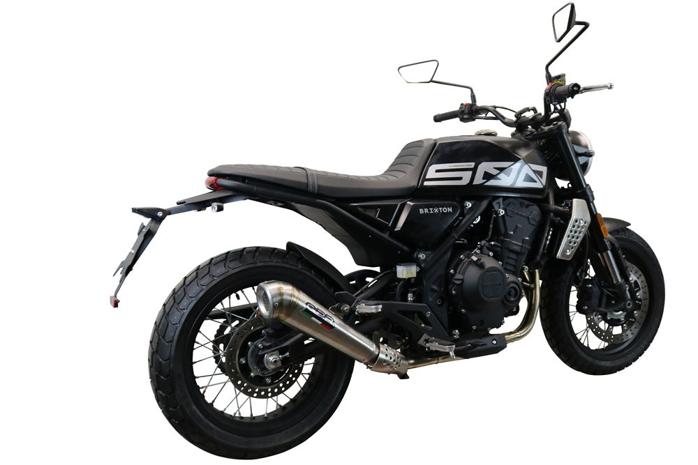 Brixton Crossfire 500X 2020-2021 Exhaust GPR Slip-on Powercone Evo
