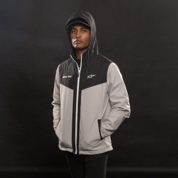 Chaqueta Plex de ALPINESTARS - Negro/Plateado - Talla M 1212-110001900M