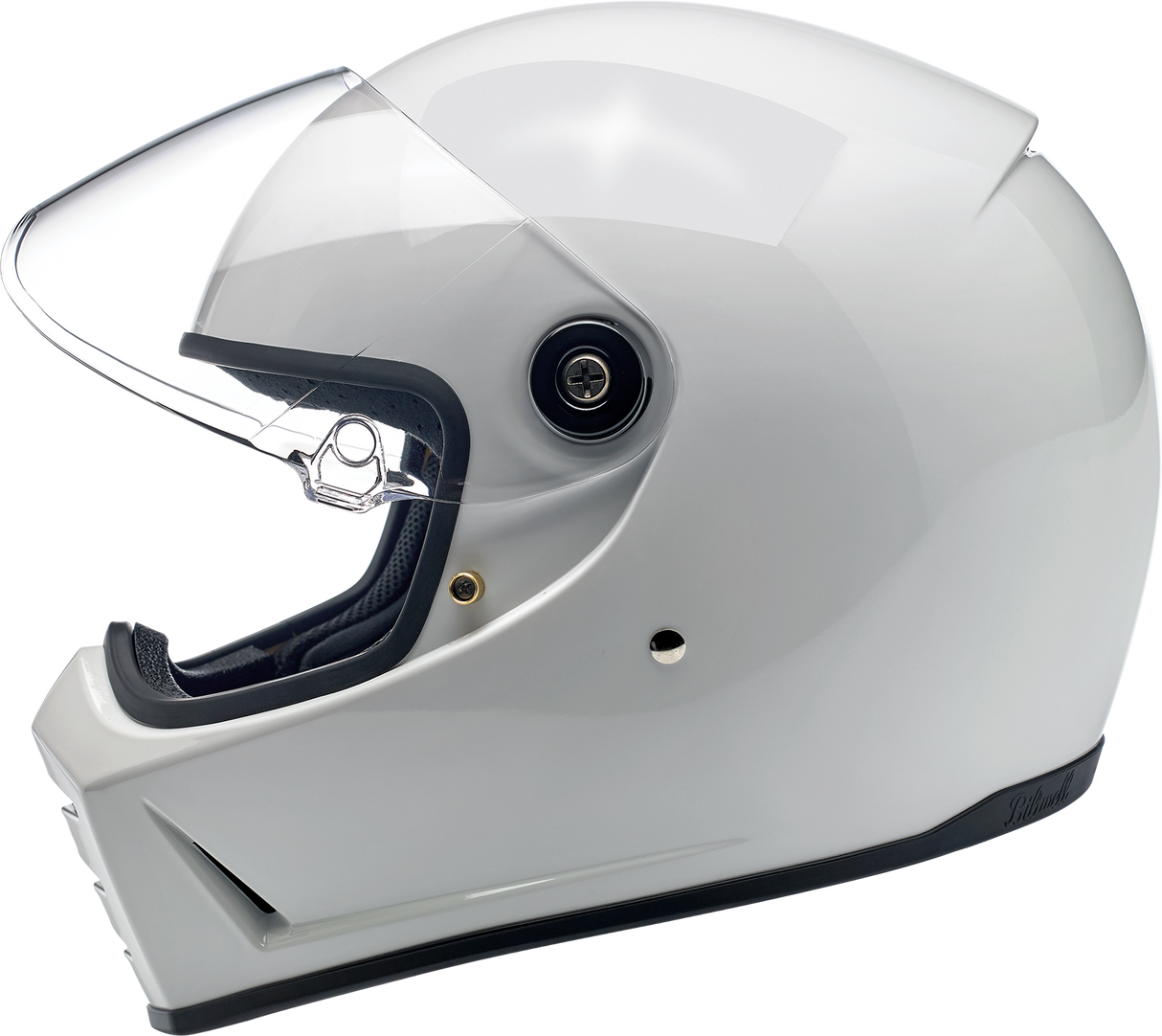 Casco BILTWELL Lane Splitter - Blanco brillante - Mediano 1004-104-103