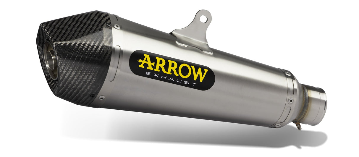 Arrow Honda Cb 125r 2018-2020 Homologated Nichrom X-Kone Silencer With Carbon End Cap For Arrow Collector 51516xki