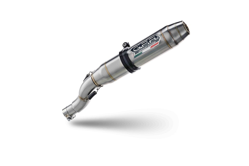 Yamaha R1 2015-2016 Exhaust GPR Mid-Line Deeptone Inox