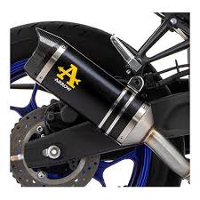 71831AKN Escape Arrow Thunder, oscuro Yamaha YZF-R3 15-24
