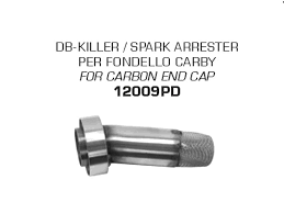 Arrow Yamaha Tenere 700 19-24 Spark Arrester For Indy Race Carbon Endcap Exhausts 12009pd