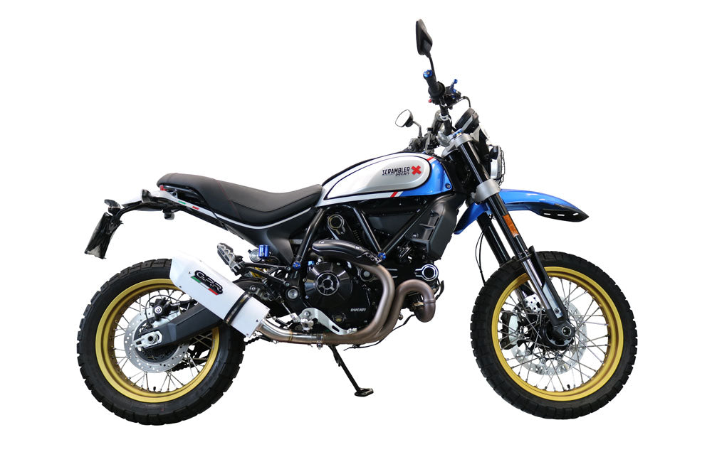 Ducati Scrambler 800 Urban Motard 2021-2023 Exhaust GPR Slip-on Albus Ceramic