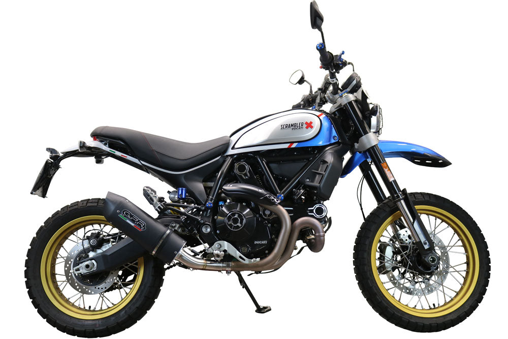 Ducati Scrambler 800 Urban Motard 2021-2023 Exhaust GPR Slip-on Furore Poppy