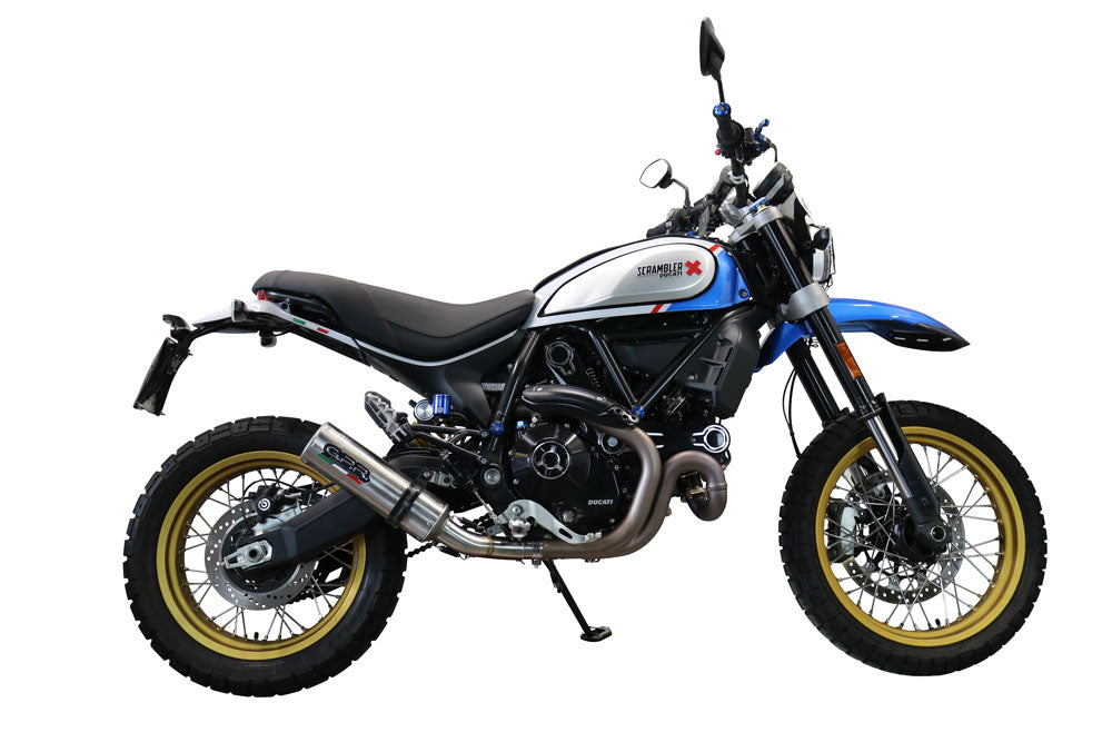 Ducati Scrambler 800 Desert Sled - DS Fasthouse 2021-2024 Exhaust GPR Slip-on M3 Inox