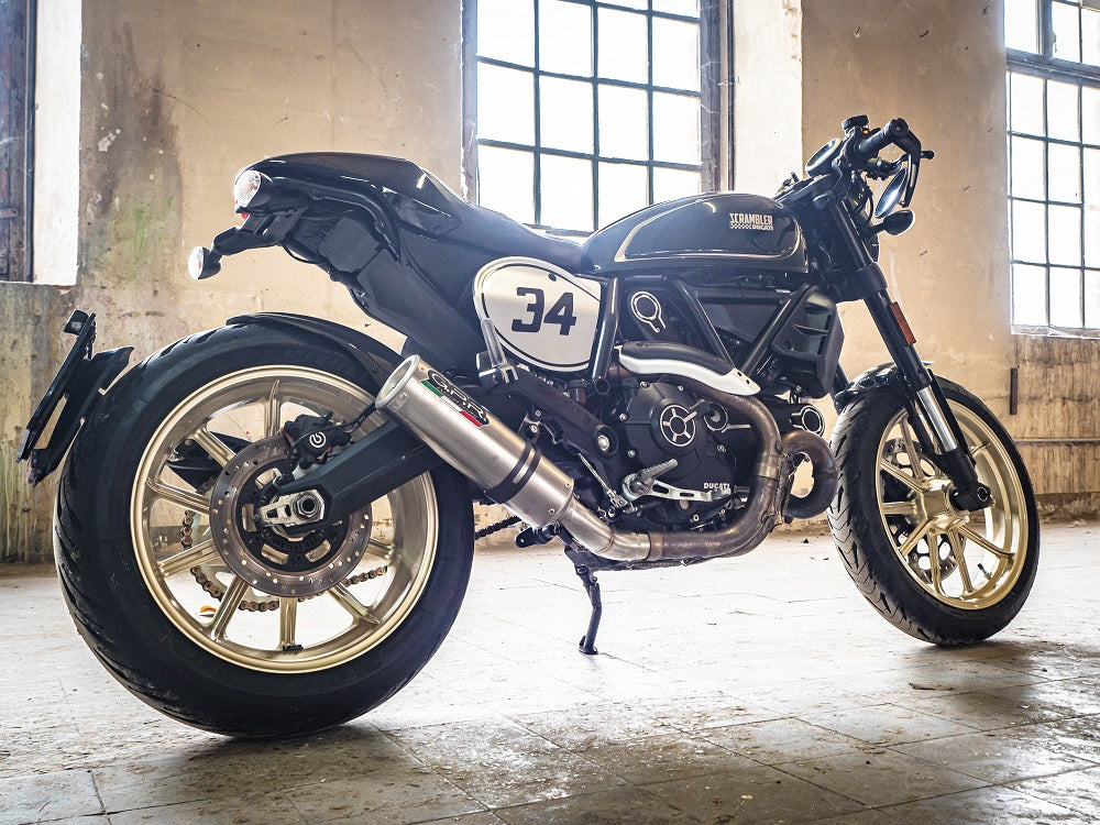 Ducati Scrambler 800 2015-2016 Exhaust GPR Slip-on M3 Titanium Natural