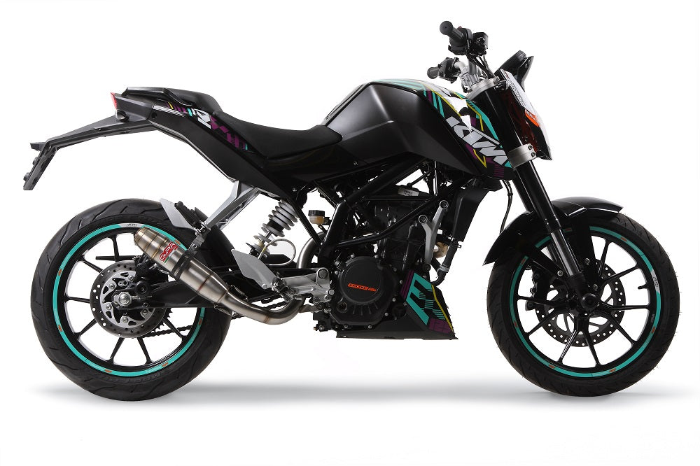 KTM 200 Duke 2012-2020 Exhaust GPR Slip-on Deeptone Inox