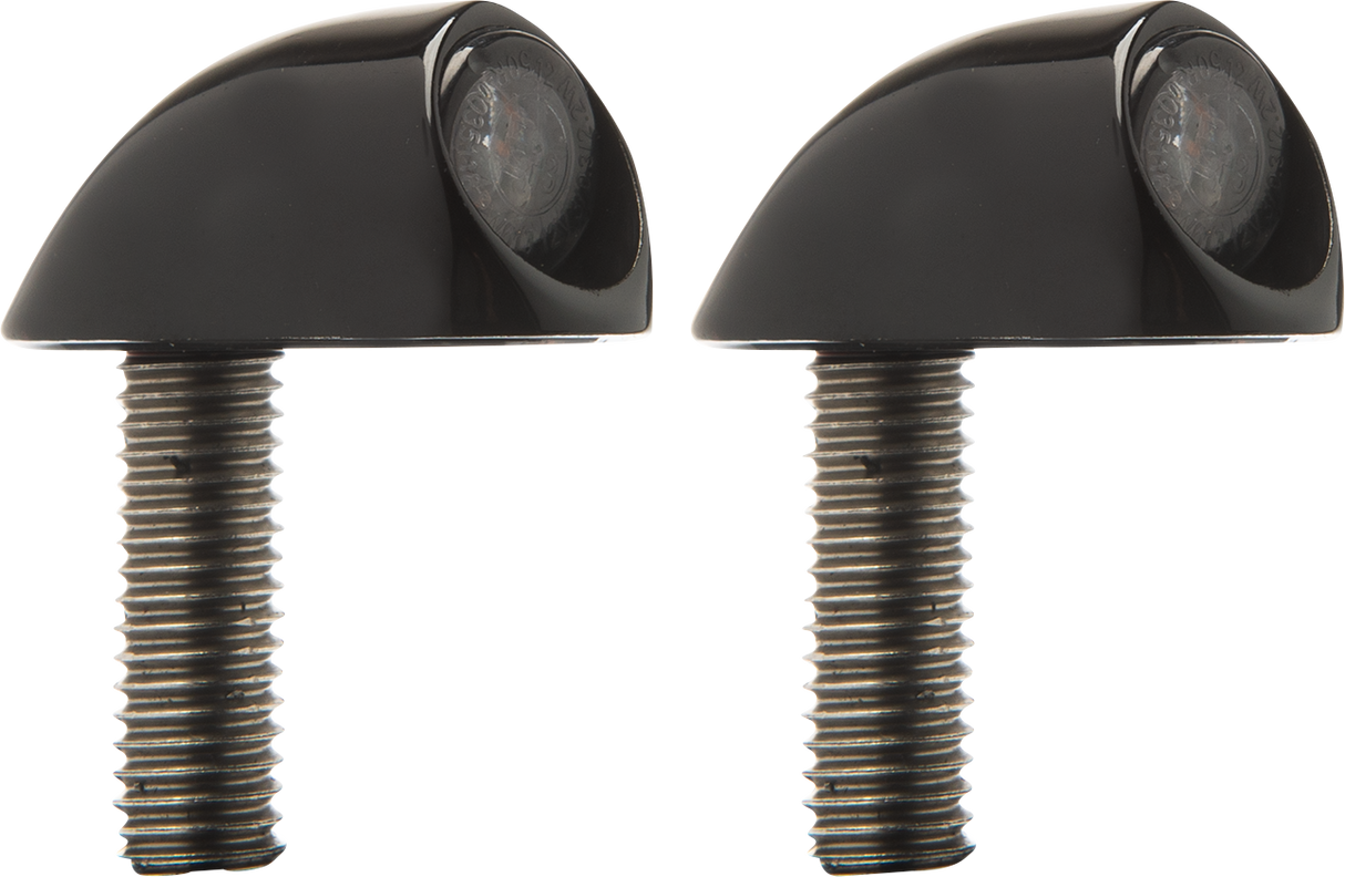 Luces intermitentes traseras tipo bala KODLIN MOTORCYCLE 3-1 - Lisas - Negras K68463