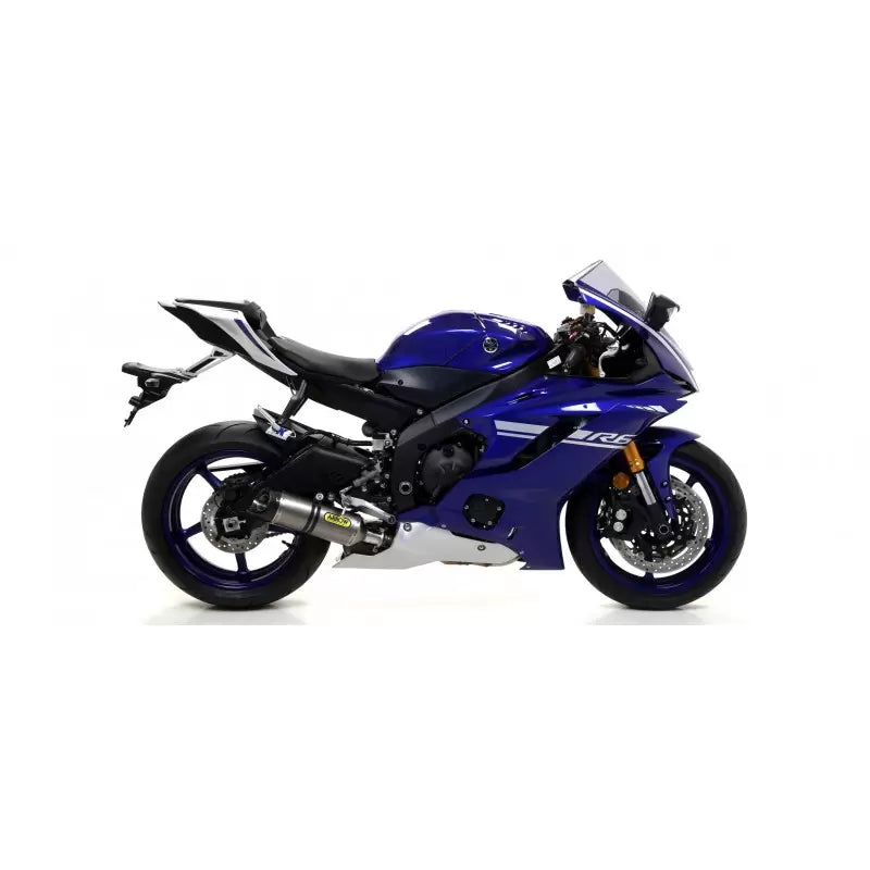 Escape Arrow Thunder 71863PK de titanio con tapa de carbono para Yamaha YZF-R6 08-25