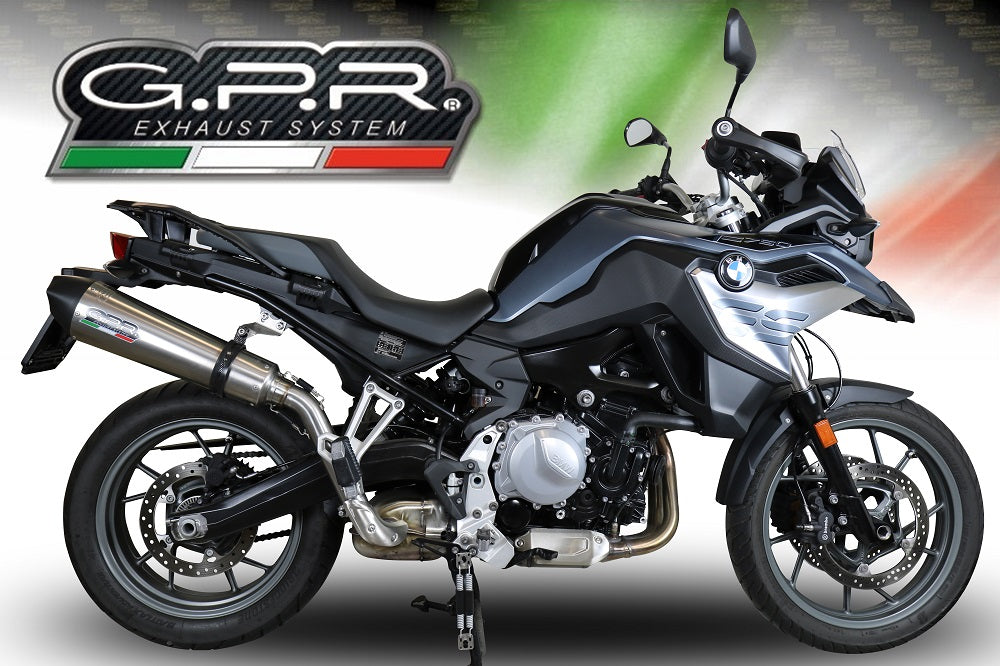 BMW F750GS 2018-2020 Exhaust GPR Slip-on Grand Prix Evo Titanium