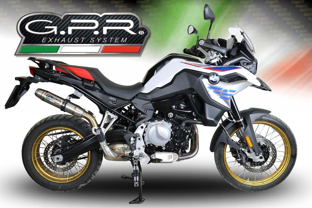 Bmw F850GS - Adventure 2018-2020 Exhaust GPR Slip-on Deeptone Inox