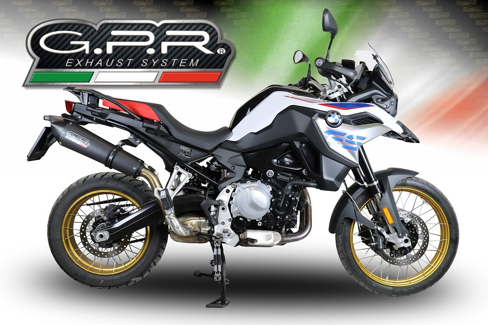 BMW F850GS - Adventure 2021-2024 Exhaust GPR Slip-on Grand Prix Evo Black Titanium