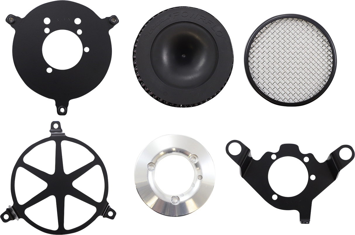 Filtro de aire COBRA - Radio - Negro 606-0102-04B-SB