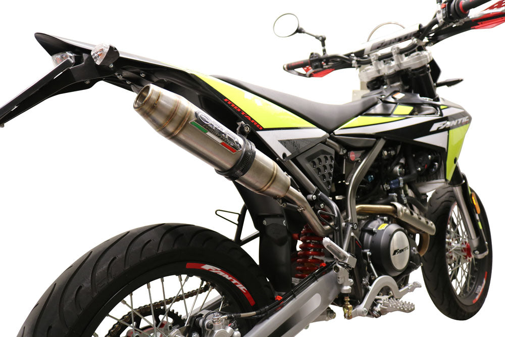 GPR Exhaust System Fantic Motor XMF 125 2021-2024, Albus Evo4, Slip-on Exhaust Including Removable DB Killer, Link Pipe and catalyst