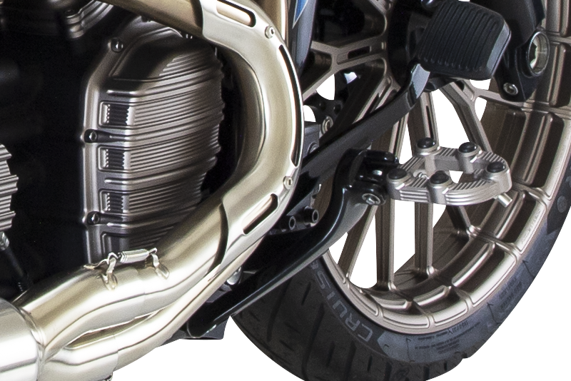 Reposapiés para conductor ARLEN NESS MX - Titanio 07-959