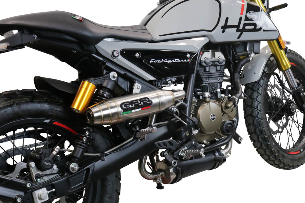 F.B. Mondial HPS 125 2021-2023 Exhaust GPR Full System Deeptone Inox - photo 6