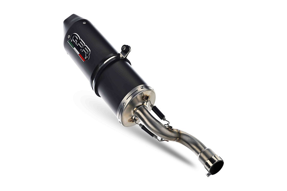 Malaguti Dune 125 2019-2020 Exhaust GPR Slip-on Furore Nero