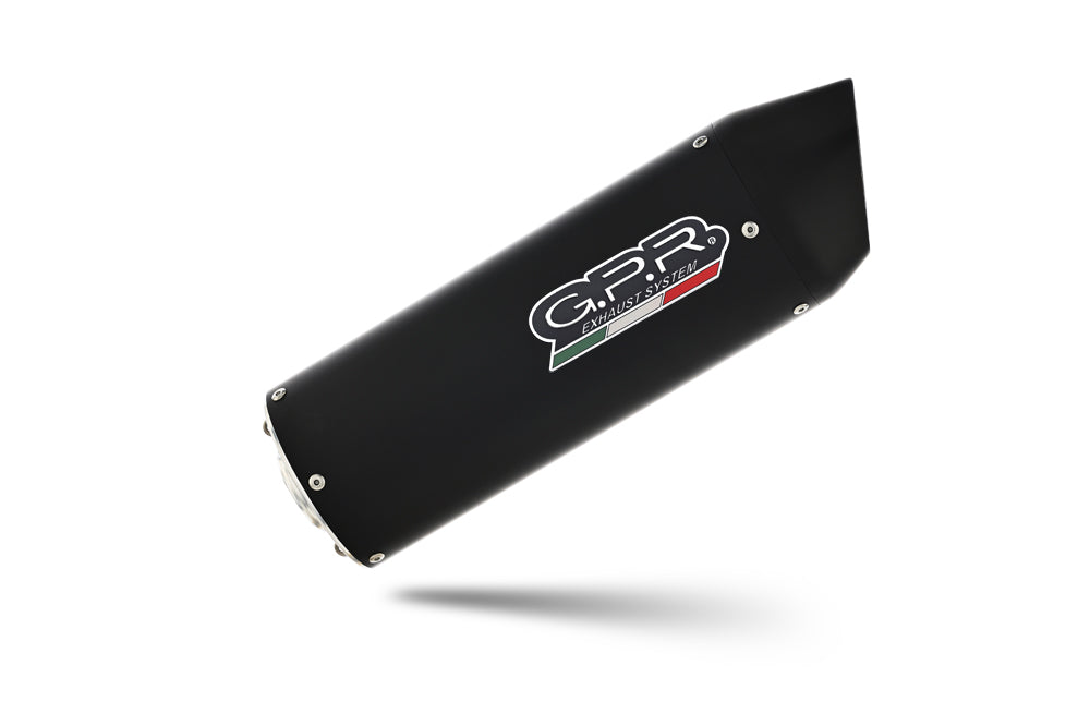 Aprilia Pegaso 650 1992-1996 Ga Exhaust GPR Double Slip-on Furore Nero