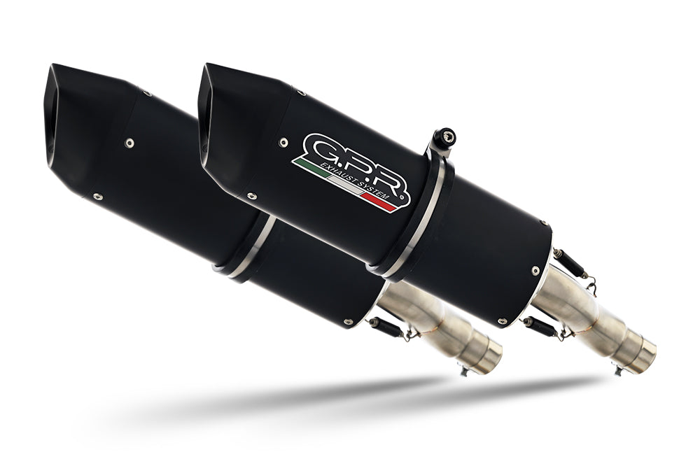 Escape GPR doble slip-on Furore Evo4 Nero para Triumph Speed Triple 1050, 1050R y 1050S (2016-2020)