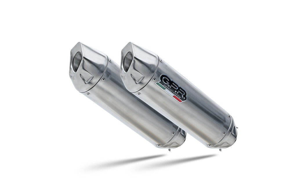 Ducati Monster 695 2006-2008 Exhaust GPR Double Slip-on Furore-X Inox