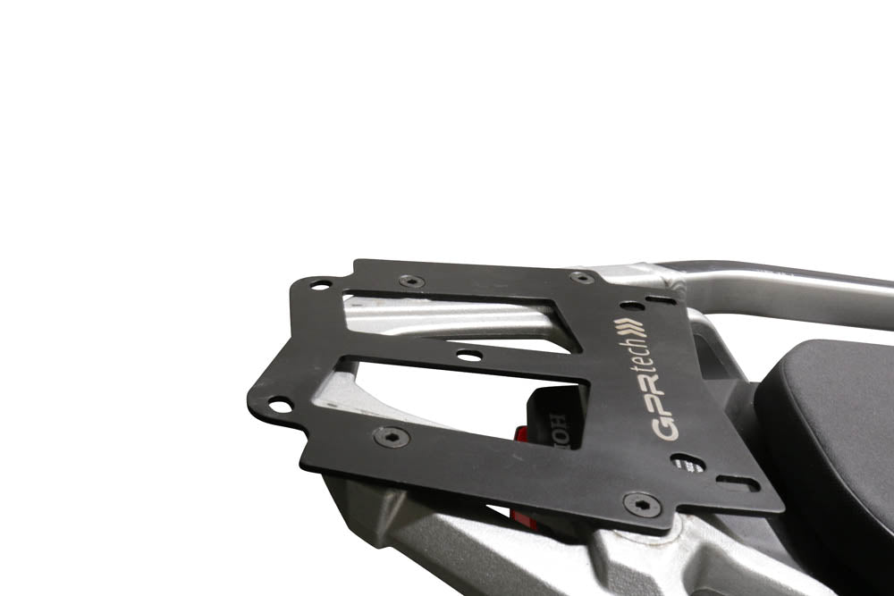 Honda CRF1100L Africa Twin 2024-2026 GPR Tech 45L Aluminum Top Case, Black with Mounting Plate - photo 1