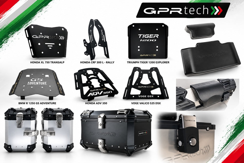 Suzuki V-Strom 650 2021-2024 GPR Tech Titanium Top Case Mounting Plate 35/55L - photo 6