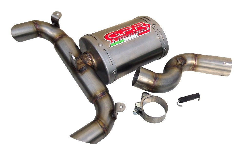 Suzuki Gsr 400 2006-2011 Ghost line Exhaust GPR Slip-on Alluminio Ghost