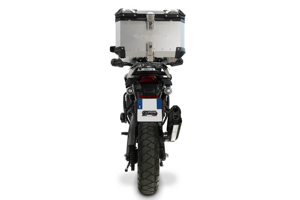 Harley Davidson Pan America 1250 2020-2024 GPR Tech 35L Aluminum Top Case, Silver with Mounting Plate - photo 3