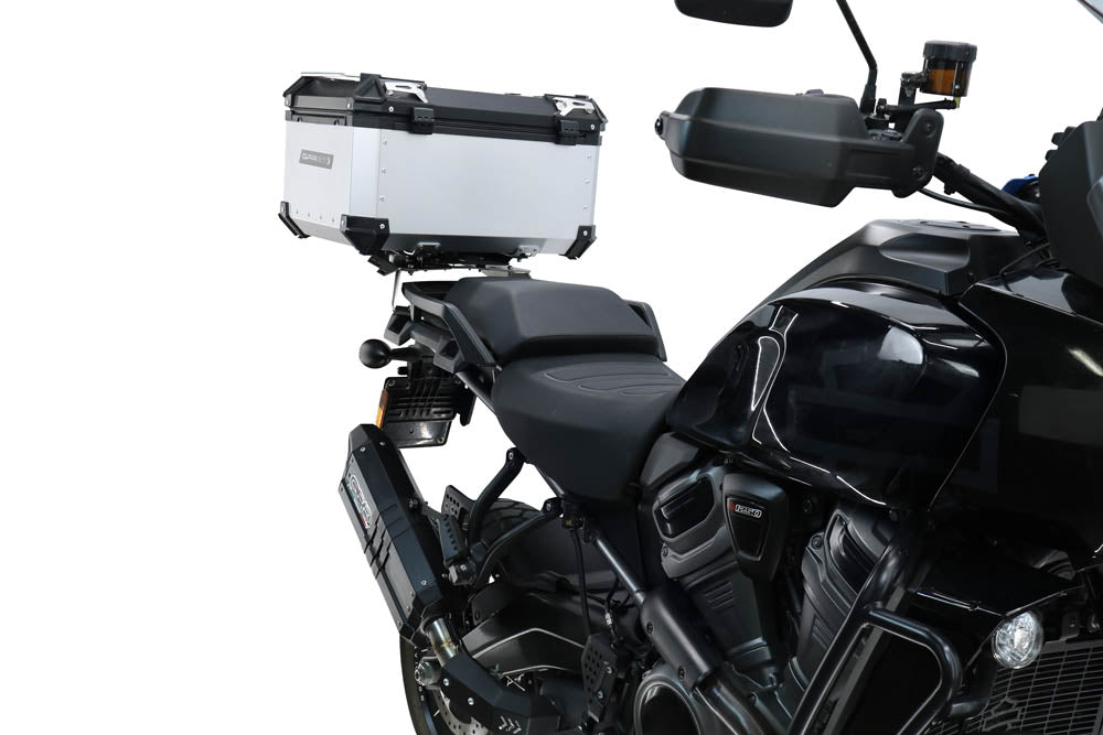 Harley Davidson Pan America 1250 2020-2024 GPR Tech 45L Aluminum Top Case, Silver with Mounting Plate - photo 3