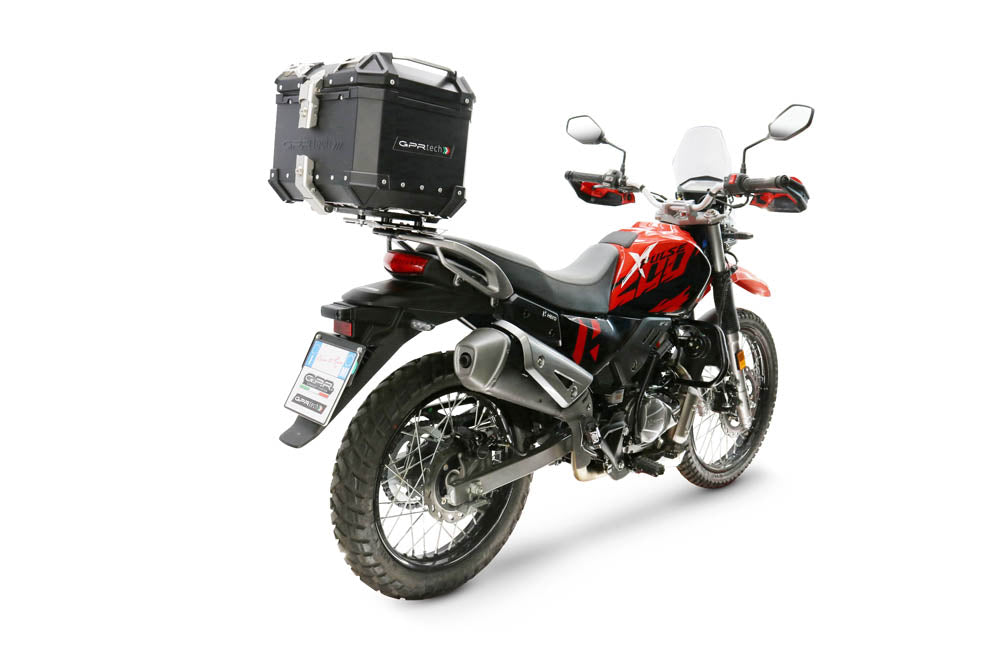 Hero Xpulse 200 4V 2025-2026 GPR Tech 26L Aluminum Top Case, Black with Mounting Plate - photo 2