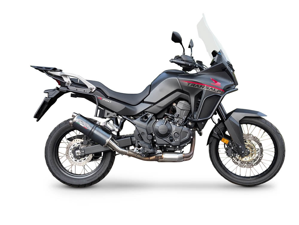 Honda TRANSALP 750 2025-2026 Exhaust GPR Slip-on Dual Poppy