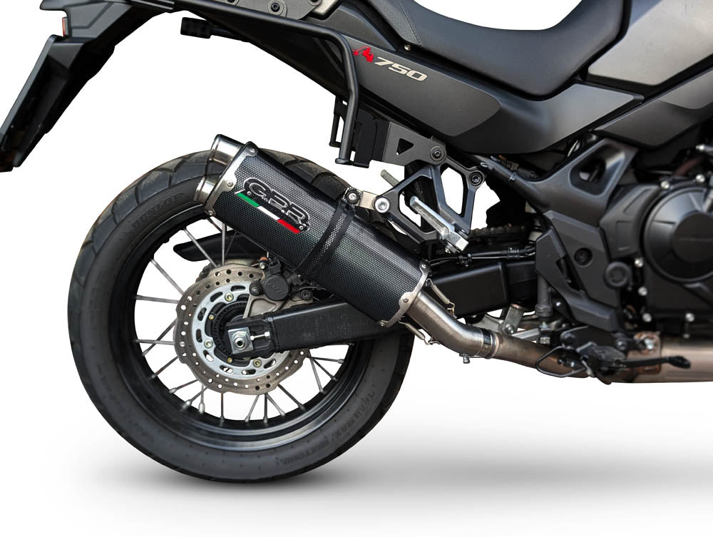 Honda TRANSALP 750 2025-2026 Exhaust GPR Slip-on Dual Poppy