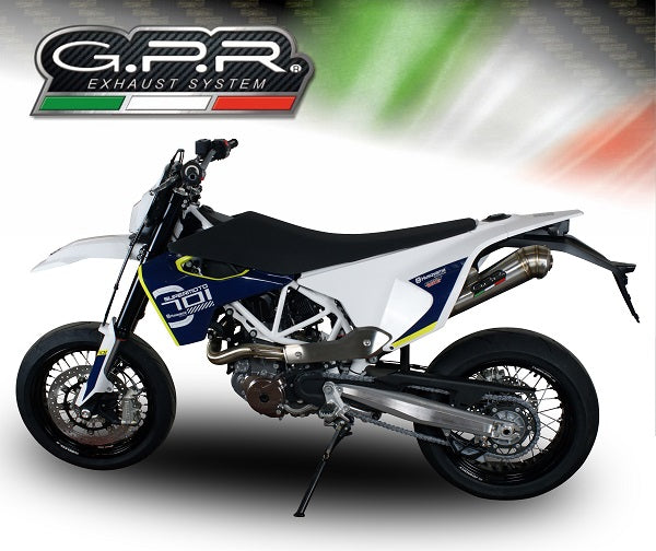 Husqvarna Supermoto 701 2015-2016 Exhaust GPR Slip-on Powercone Evo