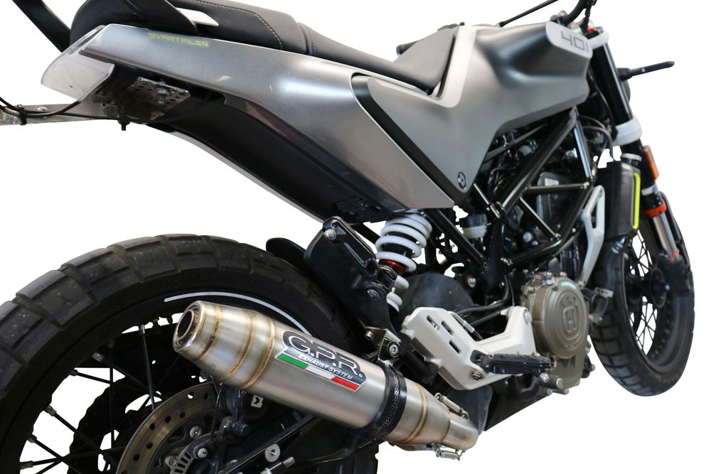 Husqvarna Svartpilen 401 2021-2023 Exhaust GPR Slip-on Deeptone Inox