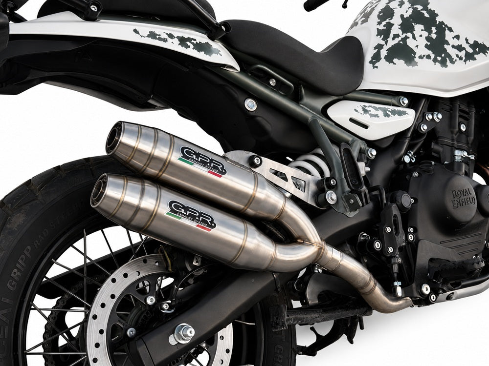 Royal Enfield Guerrilla 450 2024-2025 Exhaust GPR Double Slip-on Deeptone Duplex