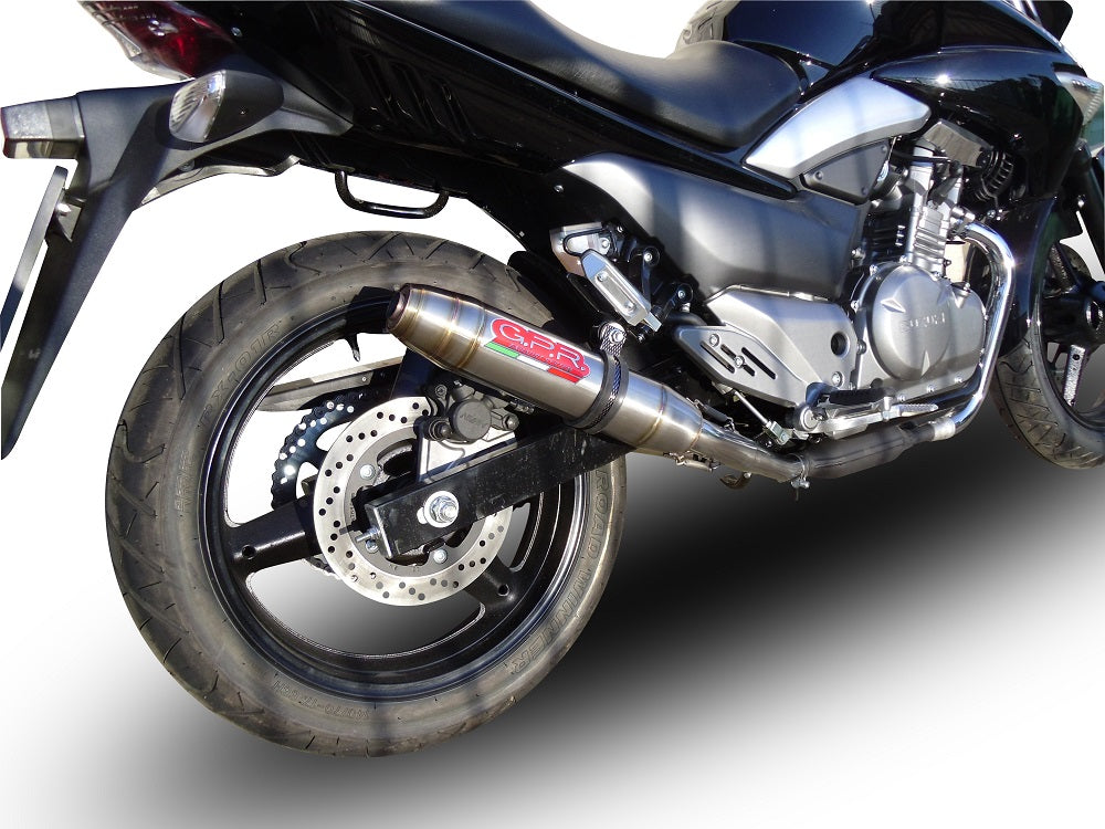 Suzuki Gw250F Inazuma 2012-2017 Exhaust GPR Double Slip-on Deeptone Inox