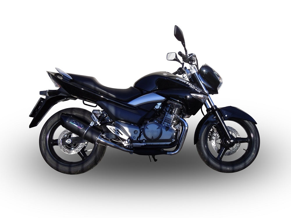 Suzuki Gw250F Inazuma 2012-2017 Exhaust GPR Double Slip-on Furore Nero